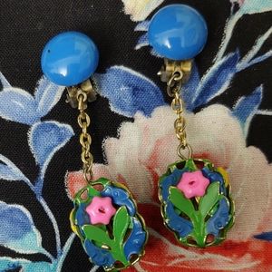 Vintage clip on earrings